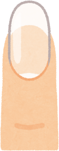 Illustration of Round Shaped Nail